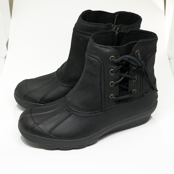 sperry zip boots